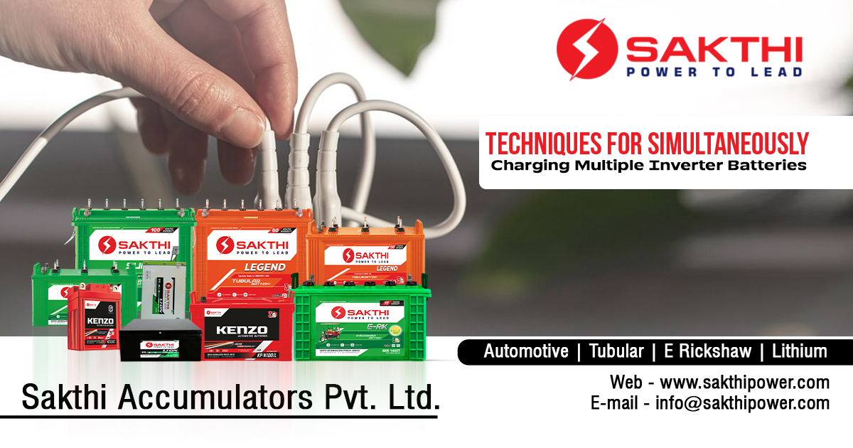 Streamlined Charging: Techniques for Simultaneously Charging Multiple Inverter Batteries